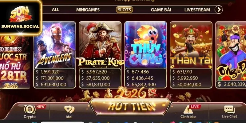 SUNWIN GIAO DIỆN MỚI CHƠI CỰC HAY NHẬN QUÀ KHỦNG - SUN WIN Trò chơi nổ hũ sở hữu giá trị giải thưởng lớn